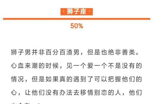 婚后有黏妻潜质的星座男