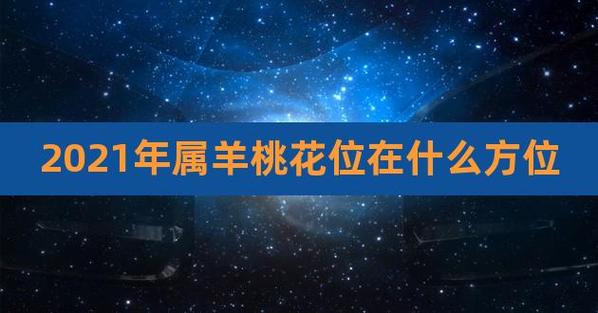 属羊人2023年你的桃花方位在哪里