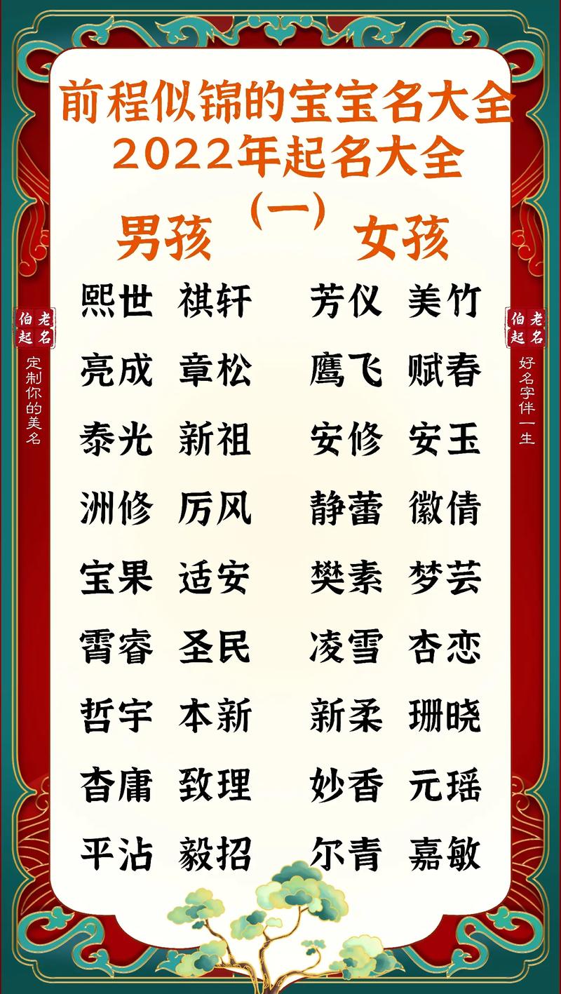 寓意前程似锦的名字女孩