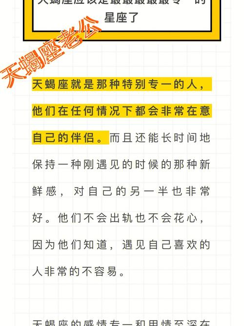 天蝎座老公