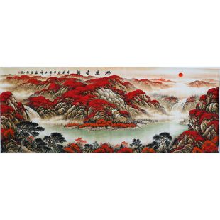真正的靠山画是什么样的