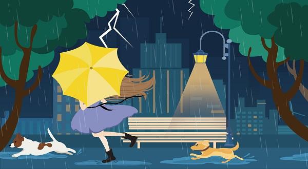 孕妇梦见自己被雨淋
