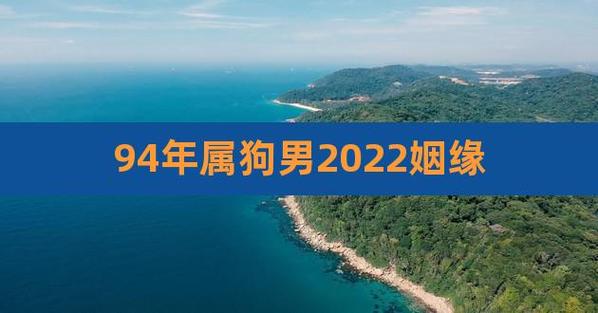 94年属狗男2023年运势婚姻