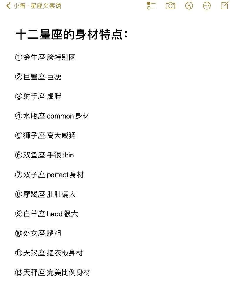 你肯定羡慕 这些身材超好的星座
