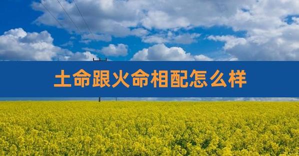 火命和土命在一起好吗?合财吗?