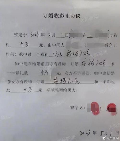 现在定亲一般给多少钱