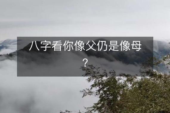从孩子八字看像父亲还是像母亲
