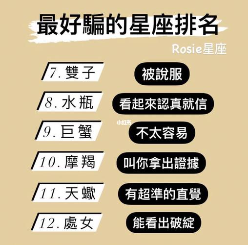哪些星座最会忽悠人