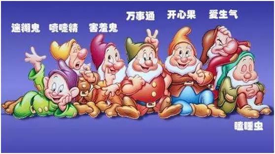 小矮人名字图片对照
