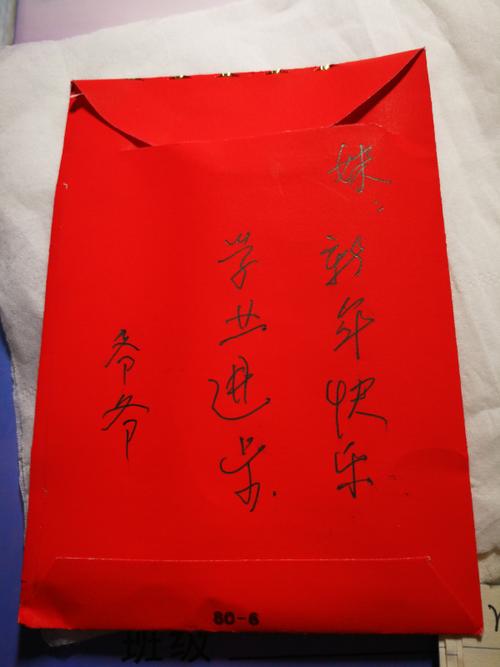 红包背面落款人怎么写