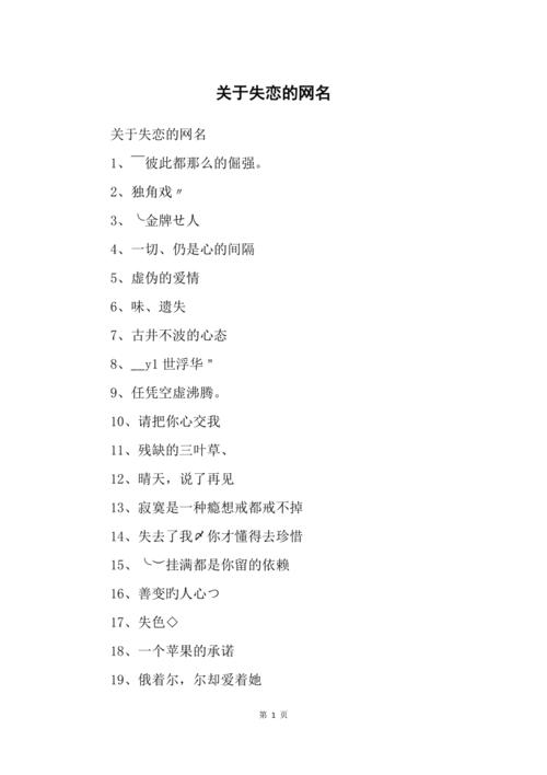 失恋的狮子座女生网名