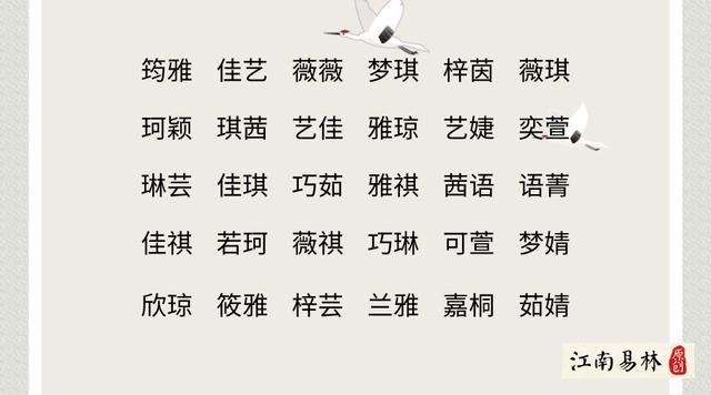 象征智慧聪明女孩名字永