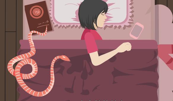 女人梦见蛇缠身是凶兆