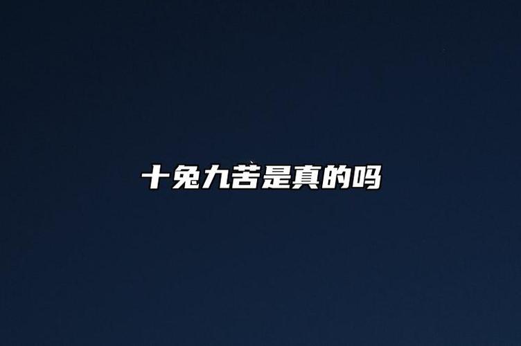 十兔九苦是真的吗