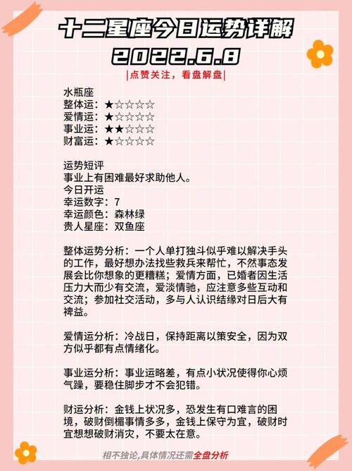 最新星座运势解析