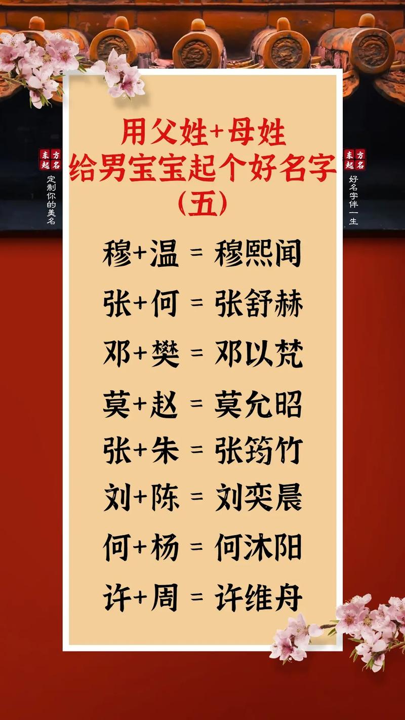 和姓男宝宝起名