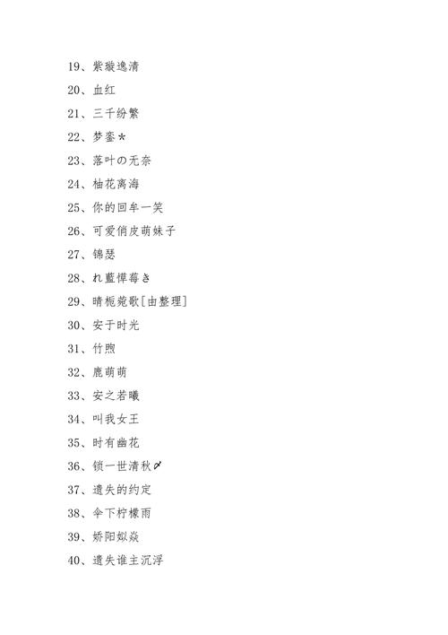 女生游戏名字大全霸气