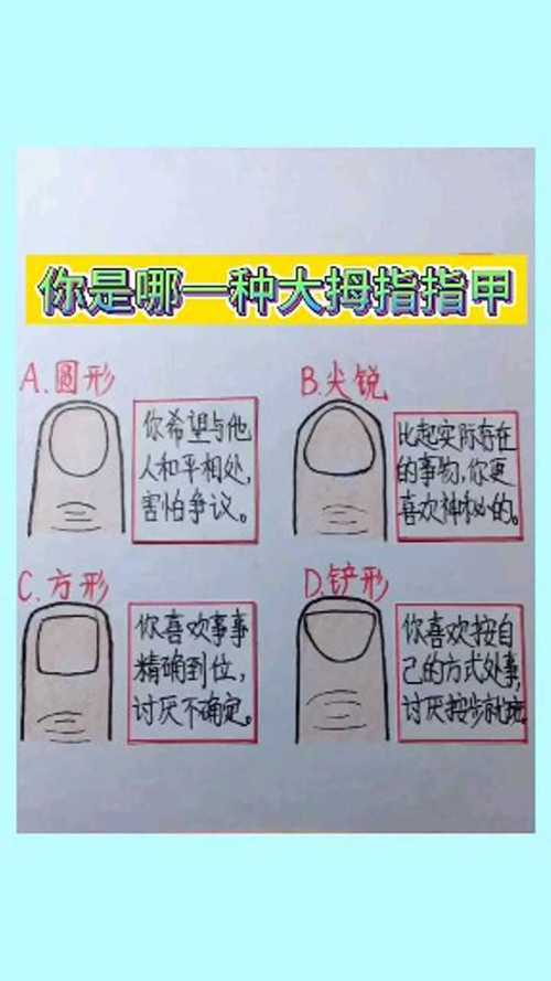 大拇指长而粗的人性格如何?