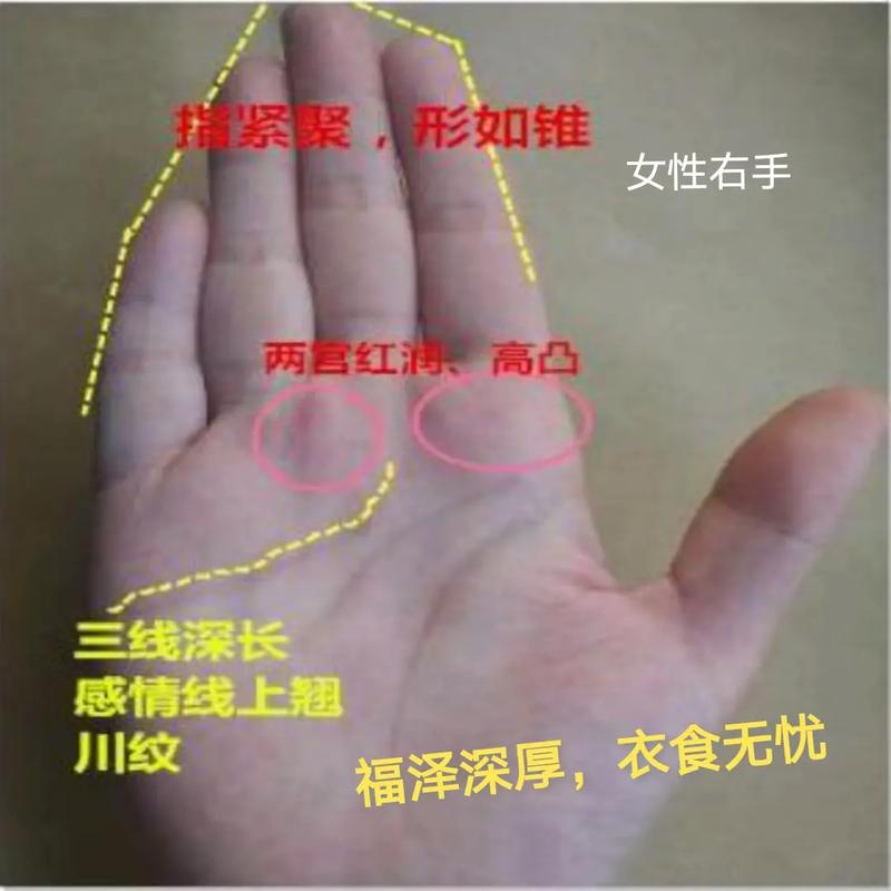 女人有四条掌纹好不好