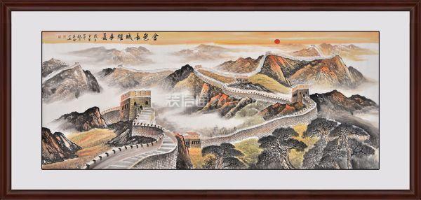 峡谷画挂在家里伤风水吗
