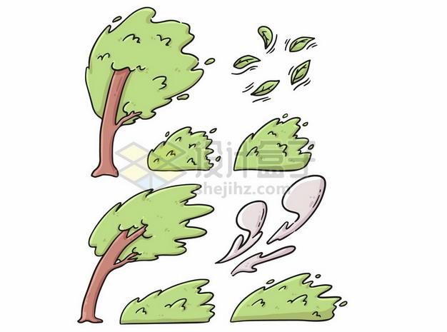 梦见大风吹断大树