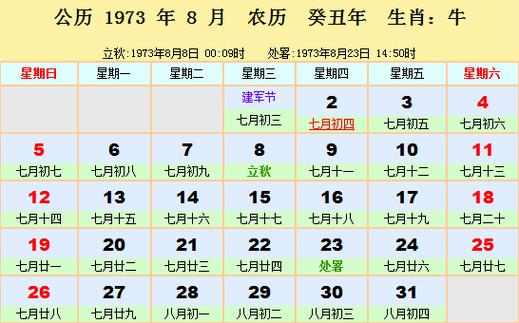 1973是什么命_1973年属相查询表