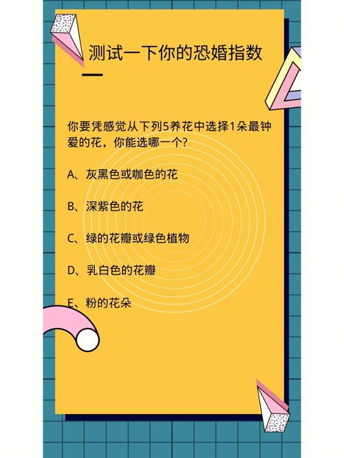 测试你的恐婚指数有多高