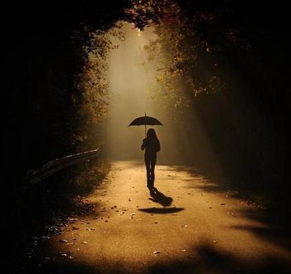梦见夜晚独自行走