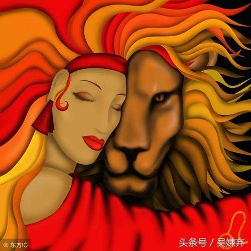 上升星座巨蟹和狮子