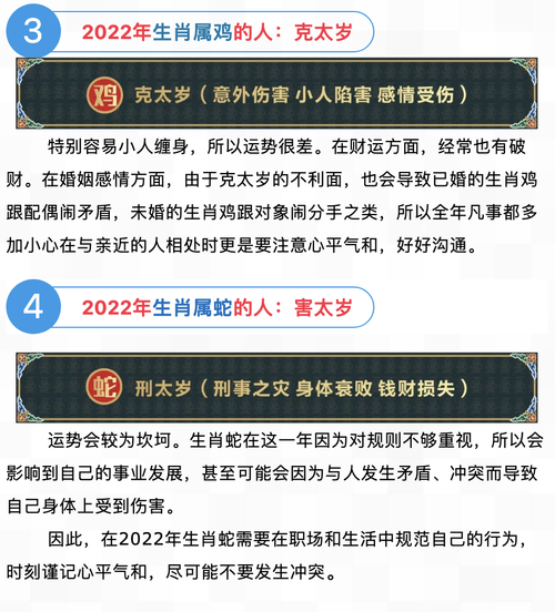 2022年犯太岁是谁