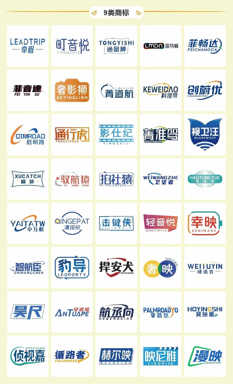 电子产品商标名字