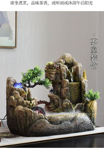 风水摆件:什么是室内树脂流水喷泉?