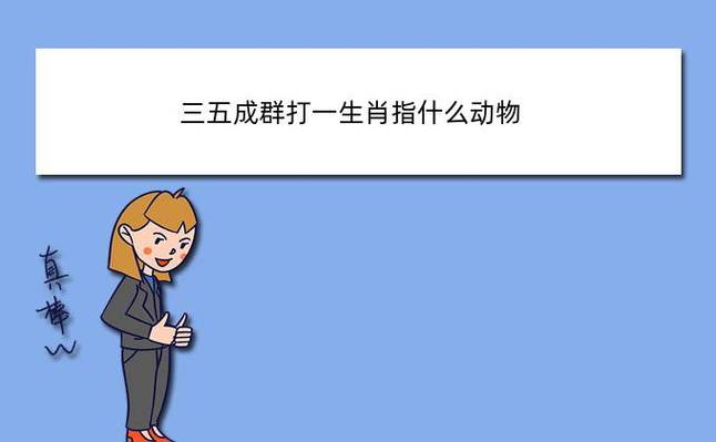 三五成群代表什么生肖