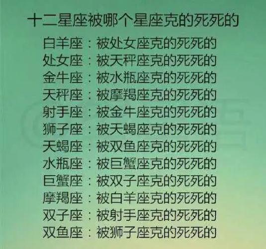 十二星座爱自由