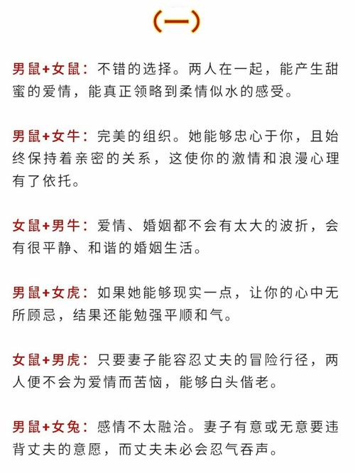 96年属鼠男最佳婚配表