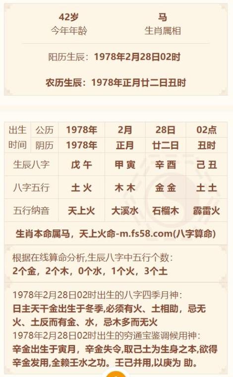 1978年天上火命代表什么
