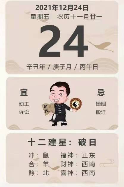 2021年12月份生肖运势