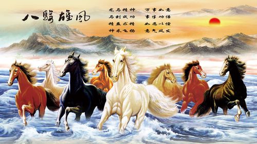 十二生肖趣谈龙马精神八骏图