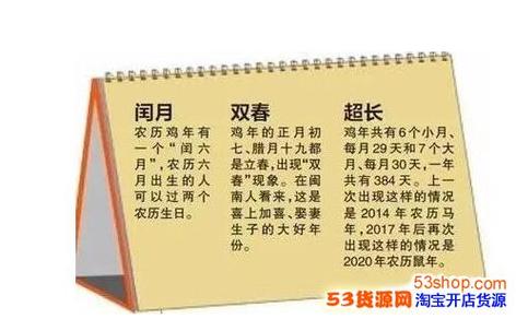 2017年有没有存在闰月?2017年出生的人运势如何?