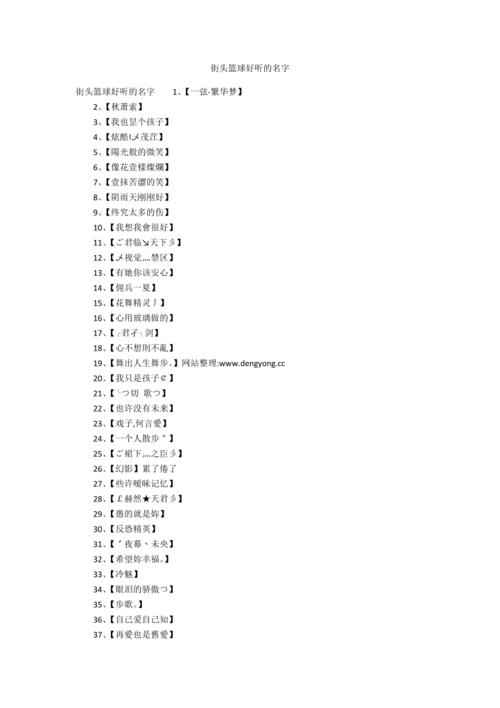 燃好听的名字
