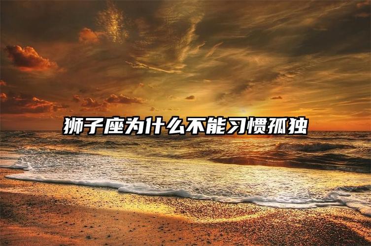 狮子座遭遇什么会感觉孤单和寂寞