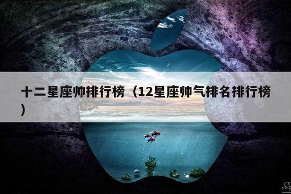 十二星座男生颜值排行