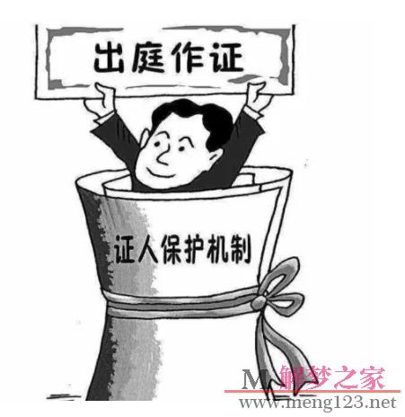 梦见作证