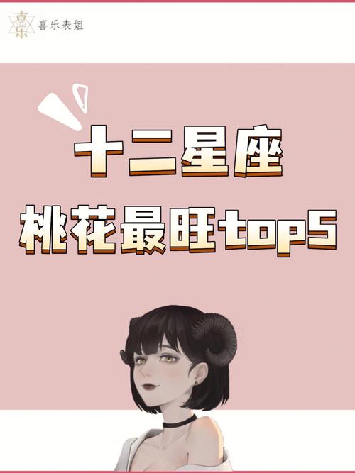 十二星座最有桃花