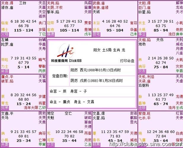 紫薇星盘在线查询免费算命