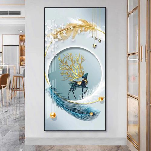 玄关对着大门的风水画