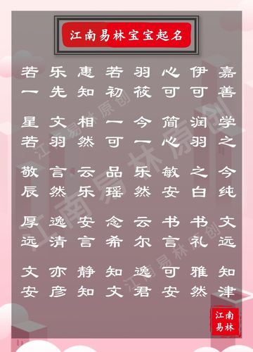 女孩子取名书什么好听