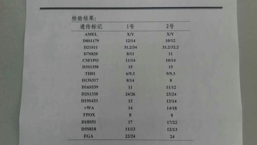 一般的亲子鉴定