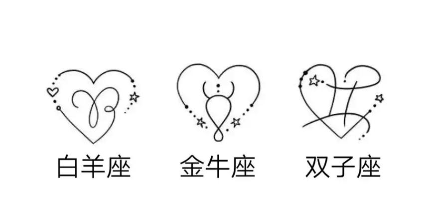 十二星座小清新图片