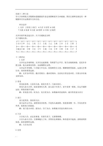 盲派口诀有哪些